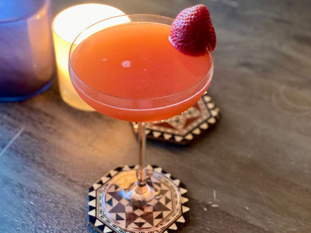 Strawberry Bourbon Sour-Feeling Sour-ful for Myself