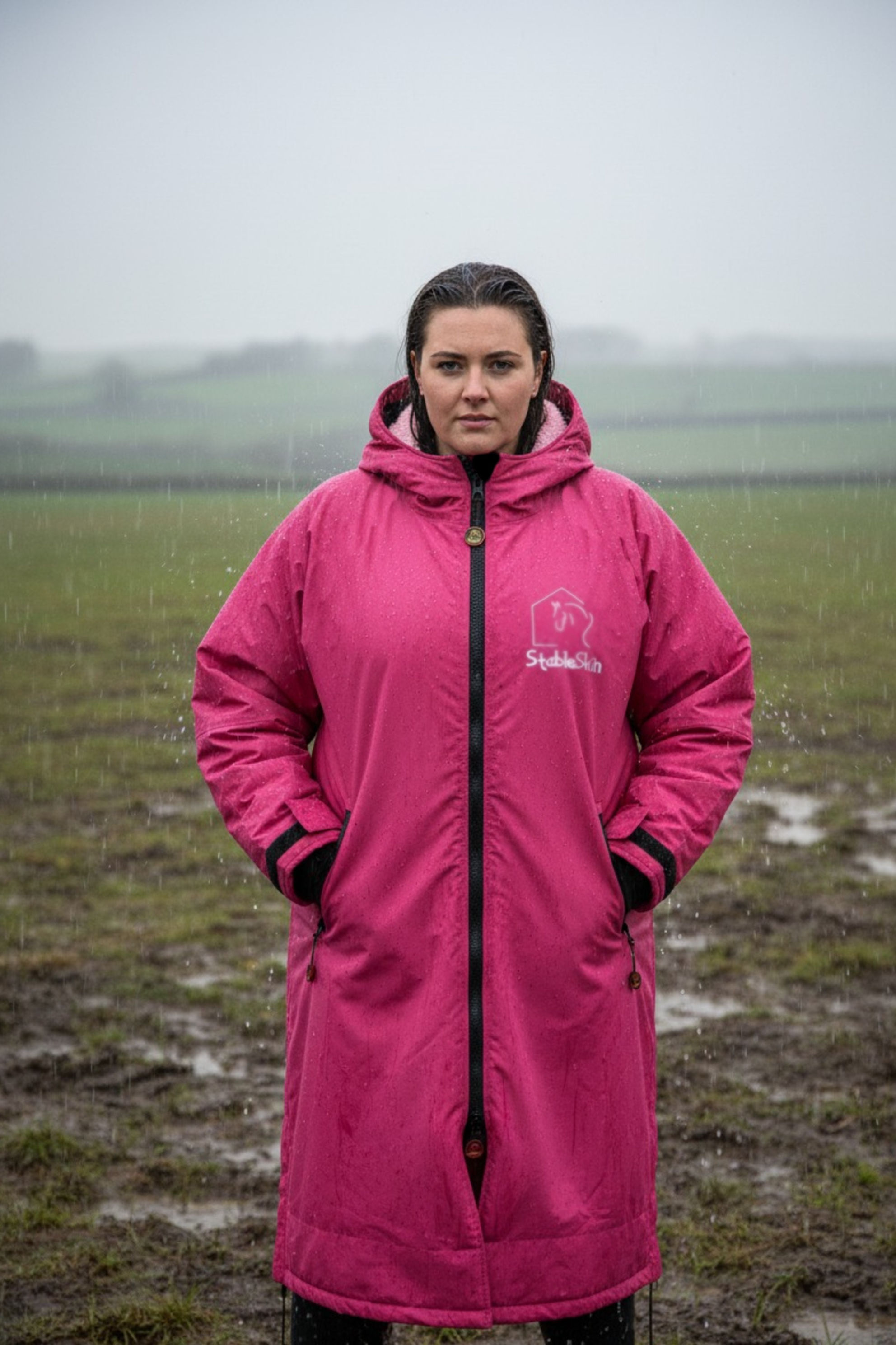Pink with Light Pink Fleece