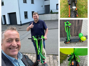 Glücklicher Gewinner!