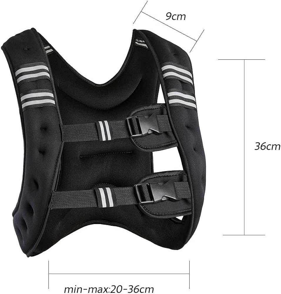 Gilet de poids ajustable 5 kg