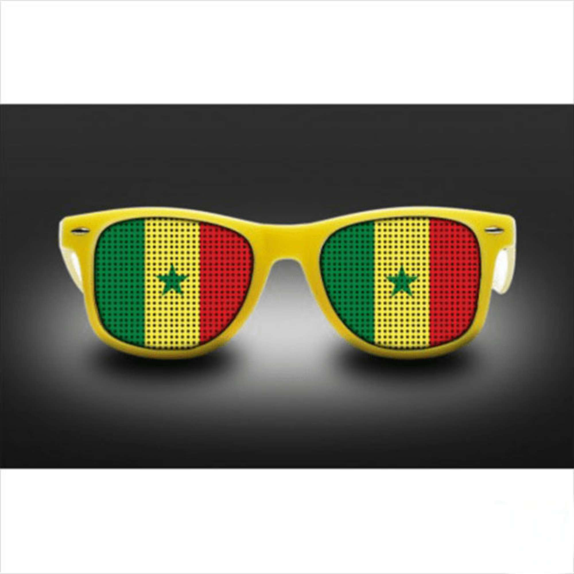Lunettes de supporter – Sénégal – Drapeau