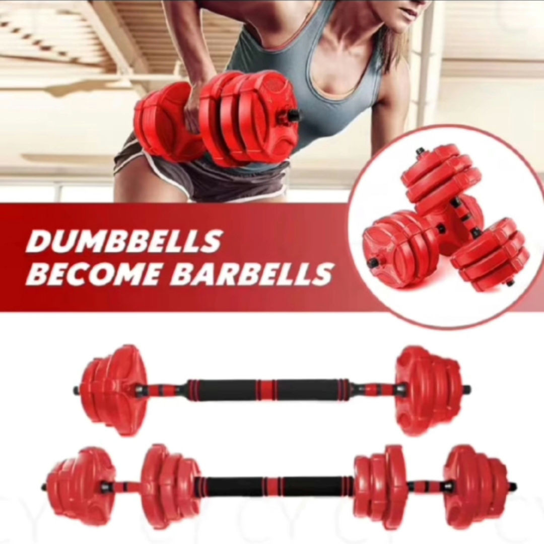 Biceps avec barre (Ensembles d'haltères de 10kg, 15kg, 20kg