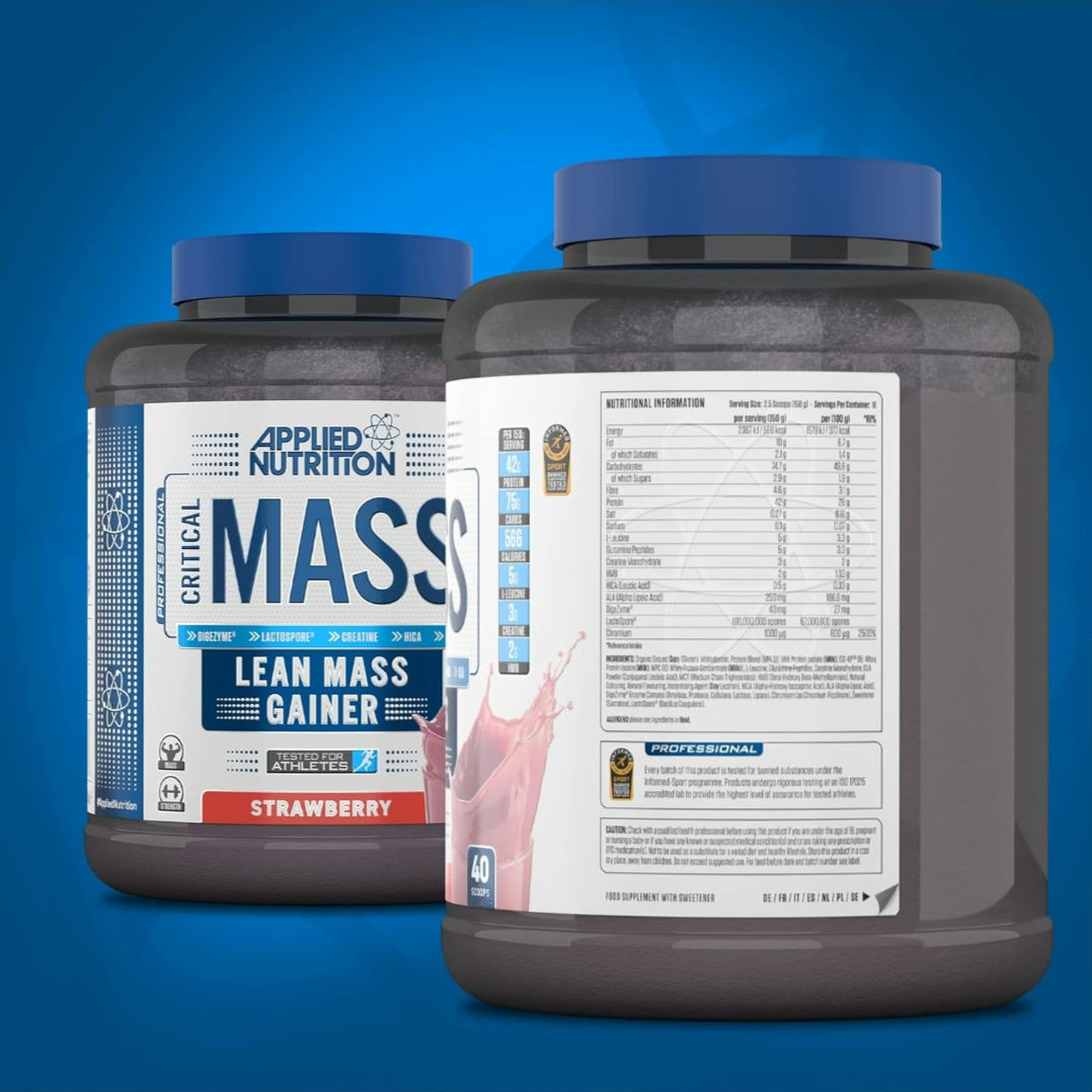 APPLIED NUTRITION Original Critical Mass - Weight Gainer 2,4 kg - Réf. 042