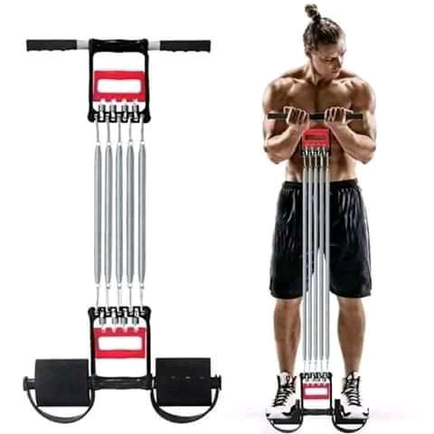 Barre de traction avec ressort pour biceps - triceps