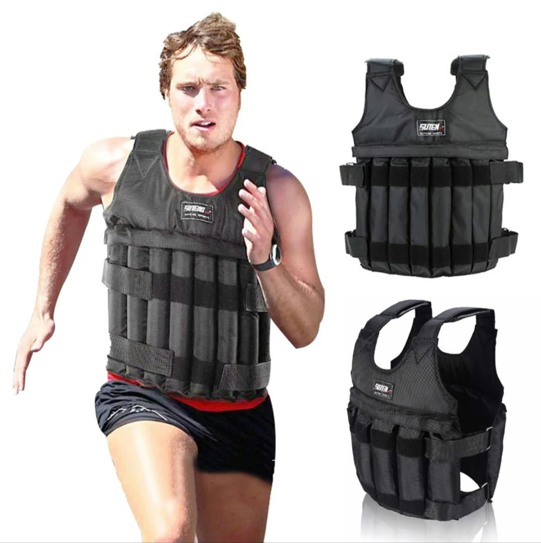 Gilet lesté de poids ajustable – charge maximale 20 kg
