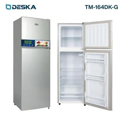 Réfrigérateur Deska 2 portes gris TM-164DK