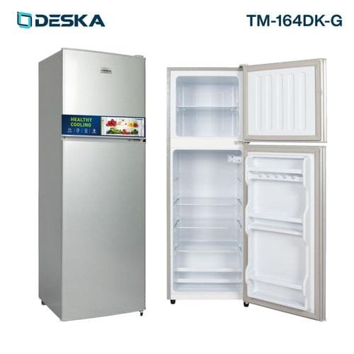 Réfrigérateur Deska 2 portes gris TM-164DK