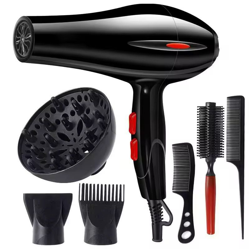 Seche-cheveux 6 en 1 de haute puissance à séchage rapide pour usage domestique