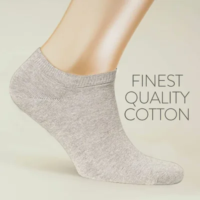 Pack de 3 paires de chaussettes grises courtes