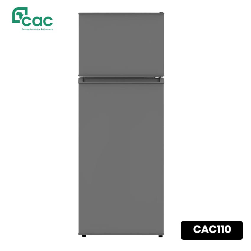 Réfrigérateur CAC 2 portes 110 litres gris CAC110