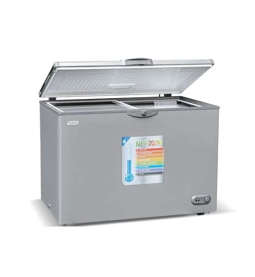 Congélateur Smart Technology horizontal 350 litres avec vitre gris STCC-320V