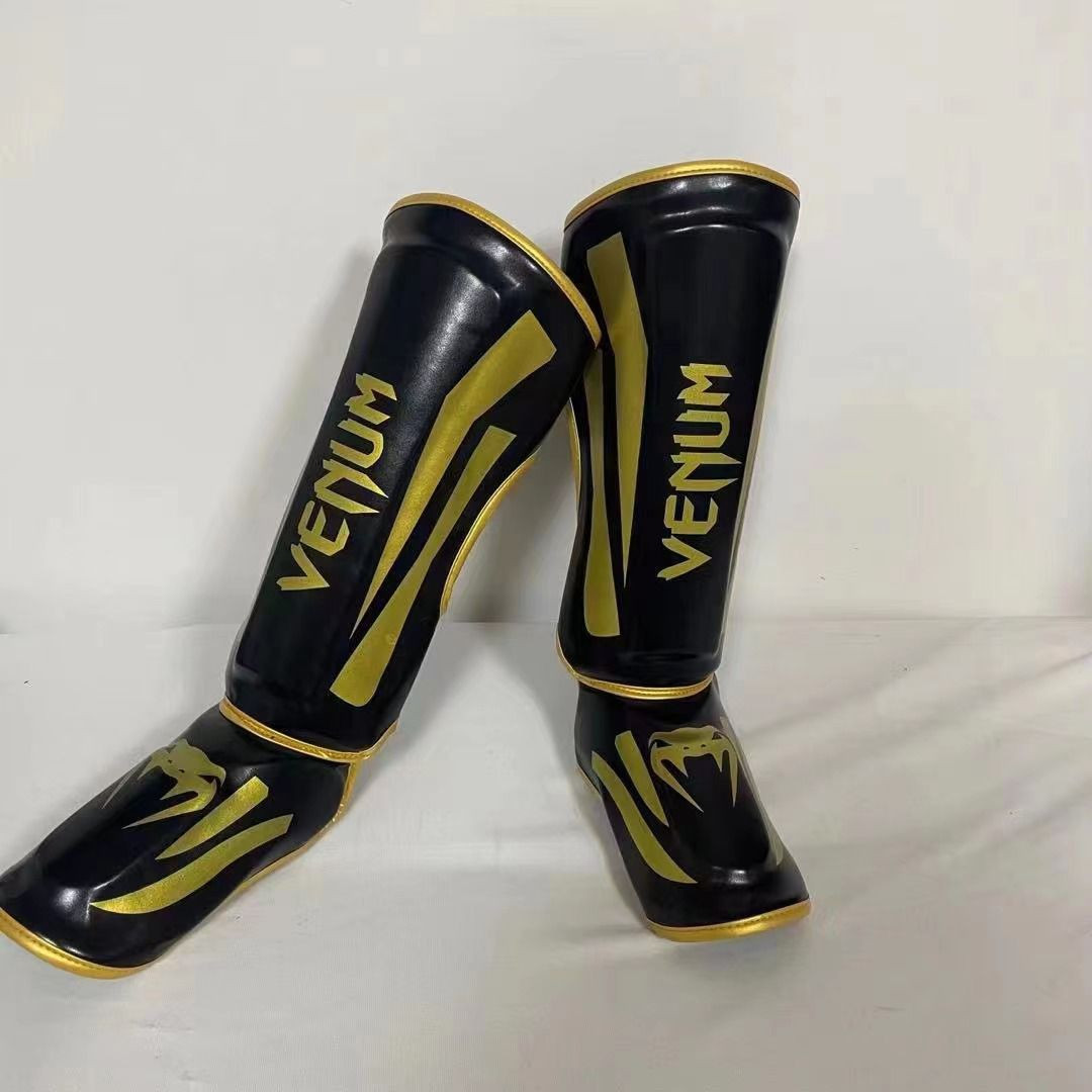 Protege-tibia avec coup de pieds