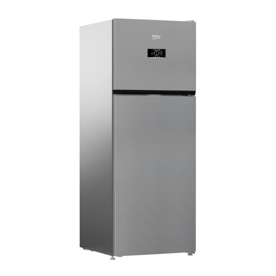 Réfrigérateur Beko 2 portes 590 litres Inverter No Frost A++ gris RDNE66H