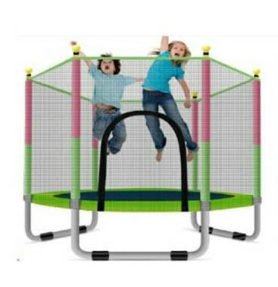 Trampoline avec filet de sécurité