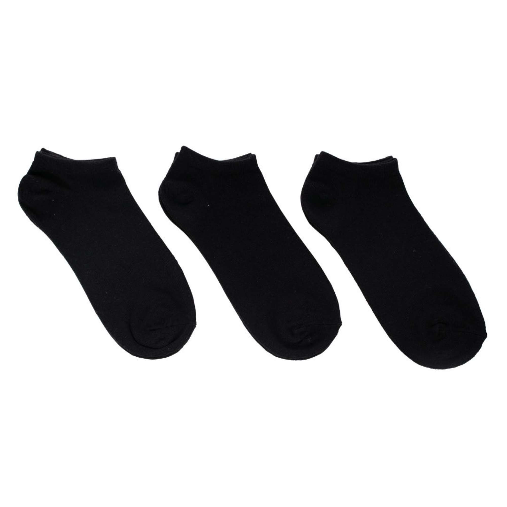 Pack de 3 Paires de Chaussettes Noires Courtes