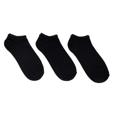 Pack de 3 Paires de Chaussettes Noires Courtes
