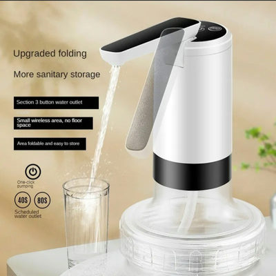 Distributeur de pompe à eau électrique pliable