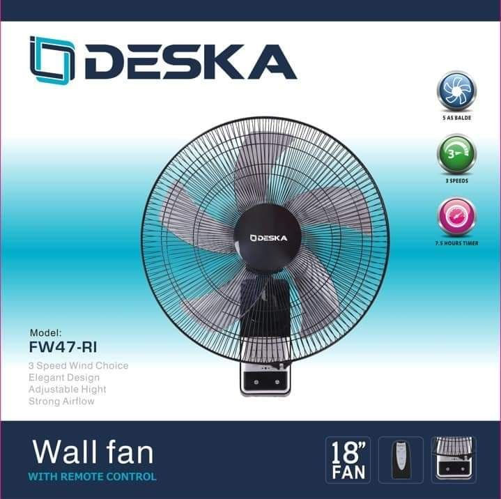 VENTILATEUR MURAL DESKA 18"