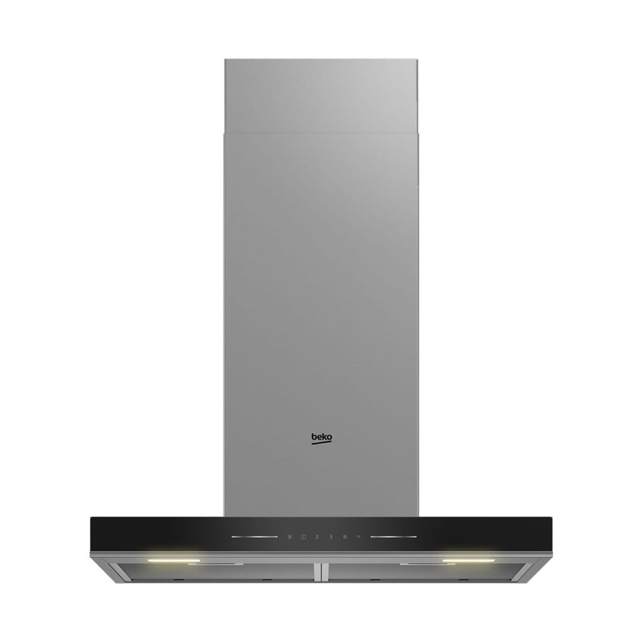 Hotte de cuisine Beko aspirante décorative 60x60 BHCB66641BBHS