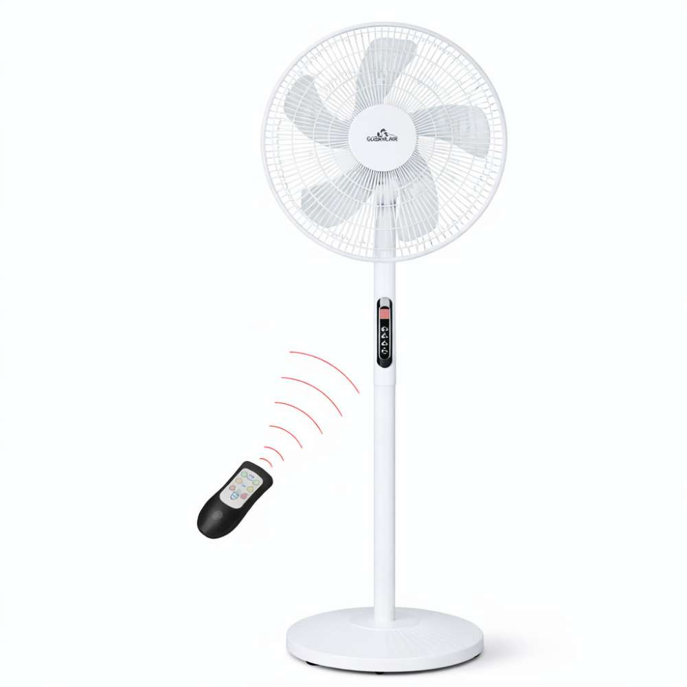 Ventilateur sur pied Global Air – télécommande et moteur haute performance