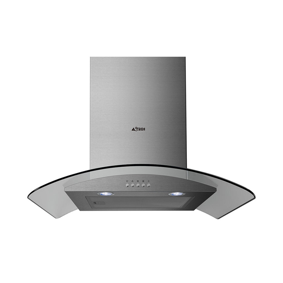 Hotte de cuisine Astech HO60CU-44MA 60 cm curved avec filtre