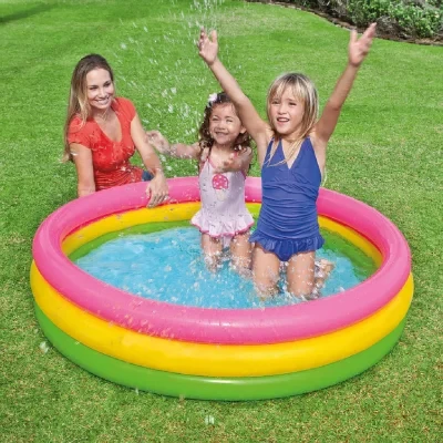 Intex Piscine Gonflable Enfants Multicouleur 110Cm X 35 Cm