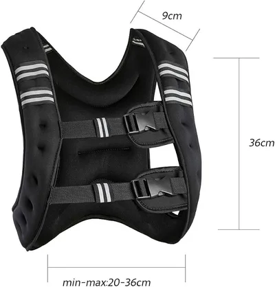 Gilet de poids ajustable 8 kg