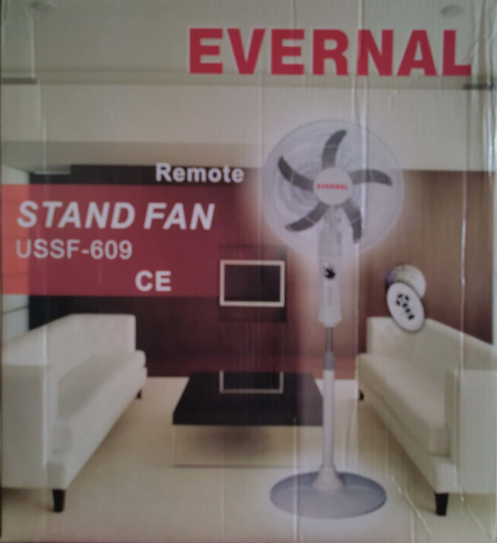 VENTILATEUR EVERNAL  USSF-609  SUR PIED AVEC COMMANDE