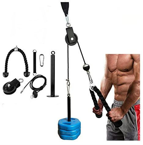 SYSTÈME DE POULIE - MACHINE POUR BICEPS CURL, EXTENSIONS TRICEPS, LAT PULLDOWNS

