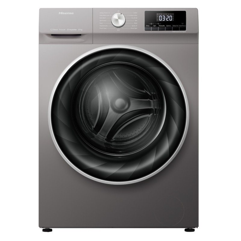 Machine à laver Hisense 10 kg front load gris WF3Q1043BT