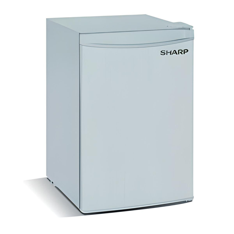 Réfrigérateur bar Sharp 1 porte gris SJK135XSL2