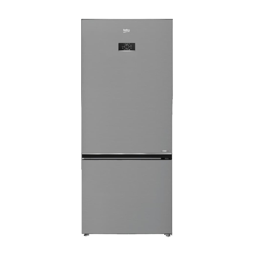 Réfrigérateur combiné Beko 730 litres Inverter No Frost gris RCNE730E40