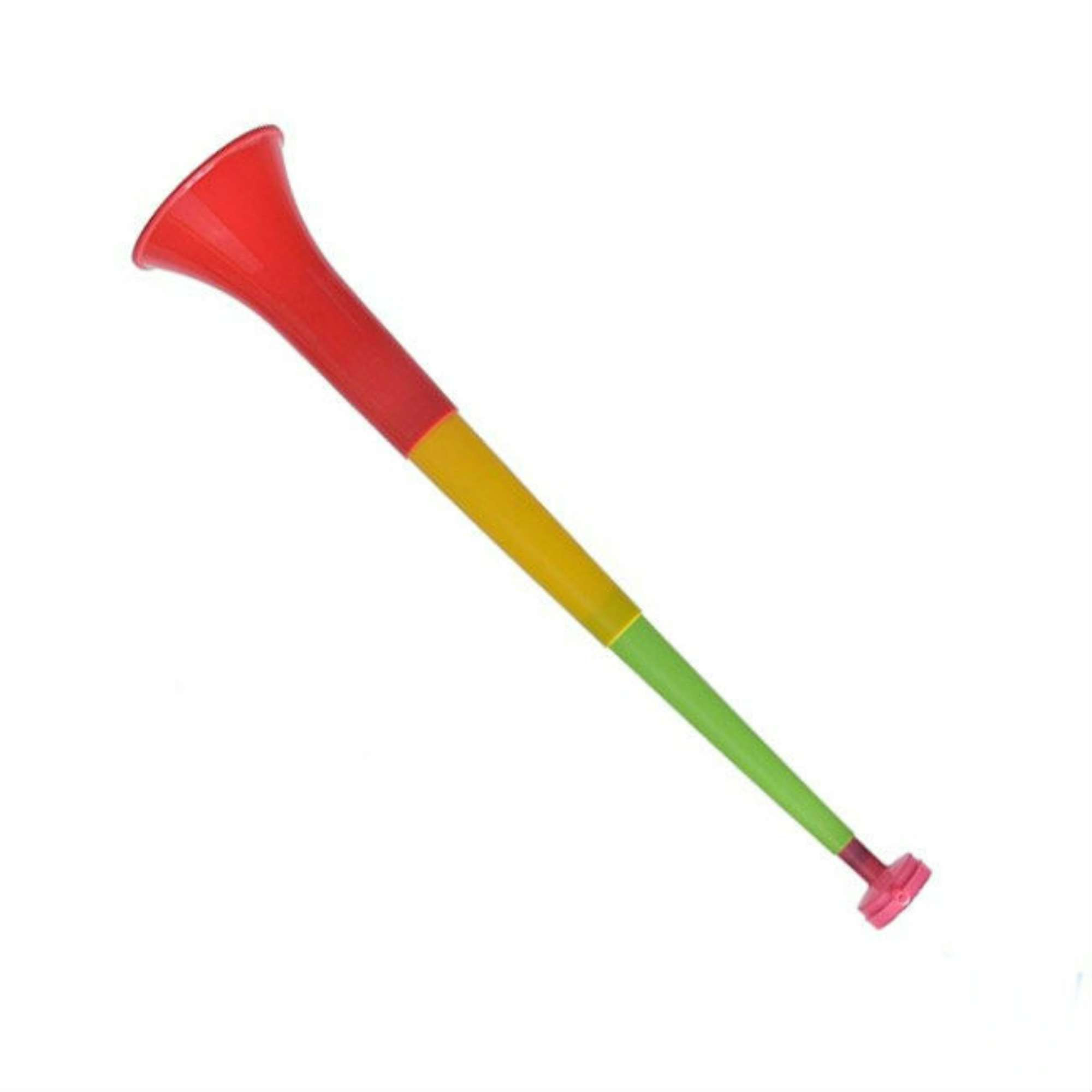Vuvuzela trompette tricolore Sénégal – rouge, jaune et vert