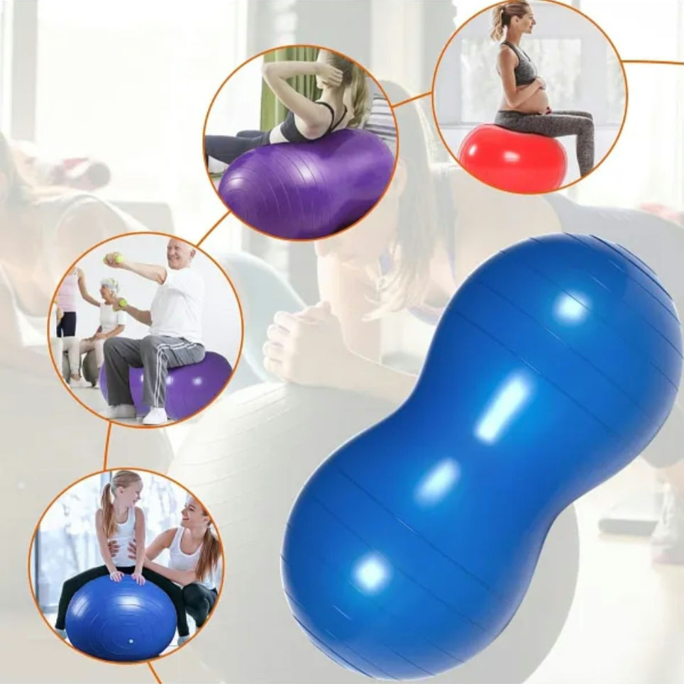 Ballon d'exercice pour Pilates, yoga, équilibre et remise en forme