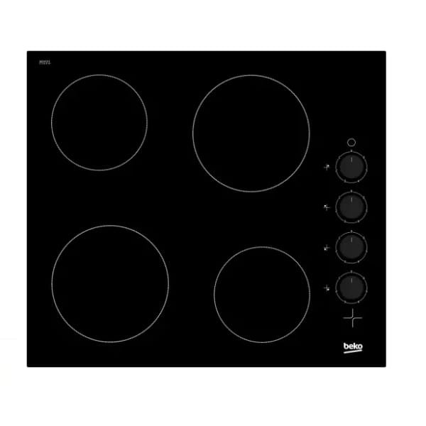 Plaque vitrocéramique encastrable Beko 60 cm HIC64100