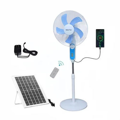 Ventilateur Solaire sur Pied AMIR 25W 2 en 1 avec Adaptateur AC