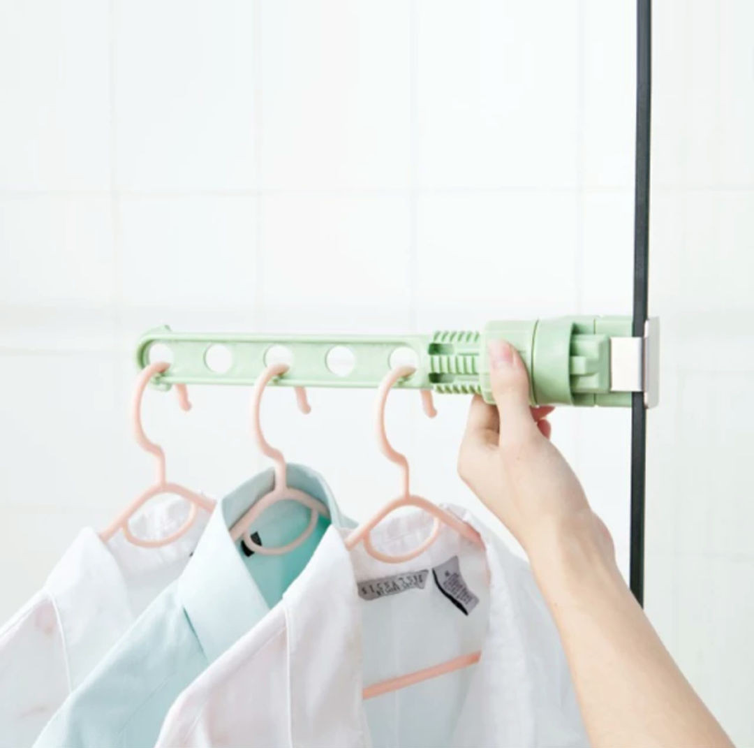 Cintre support de sêchage réglable, 5 trous sur fenêtre