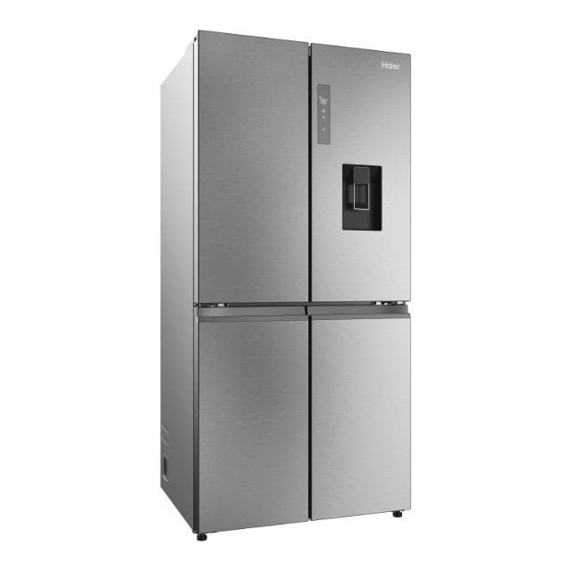 Réfrigérateur Haier side by side 4 portes avec fontaine gris HCW58FEWMP