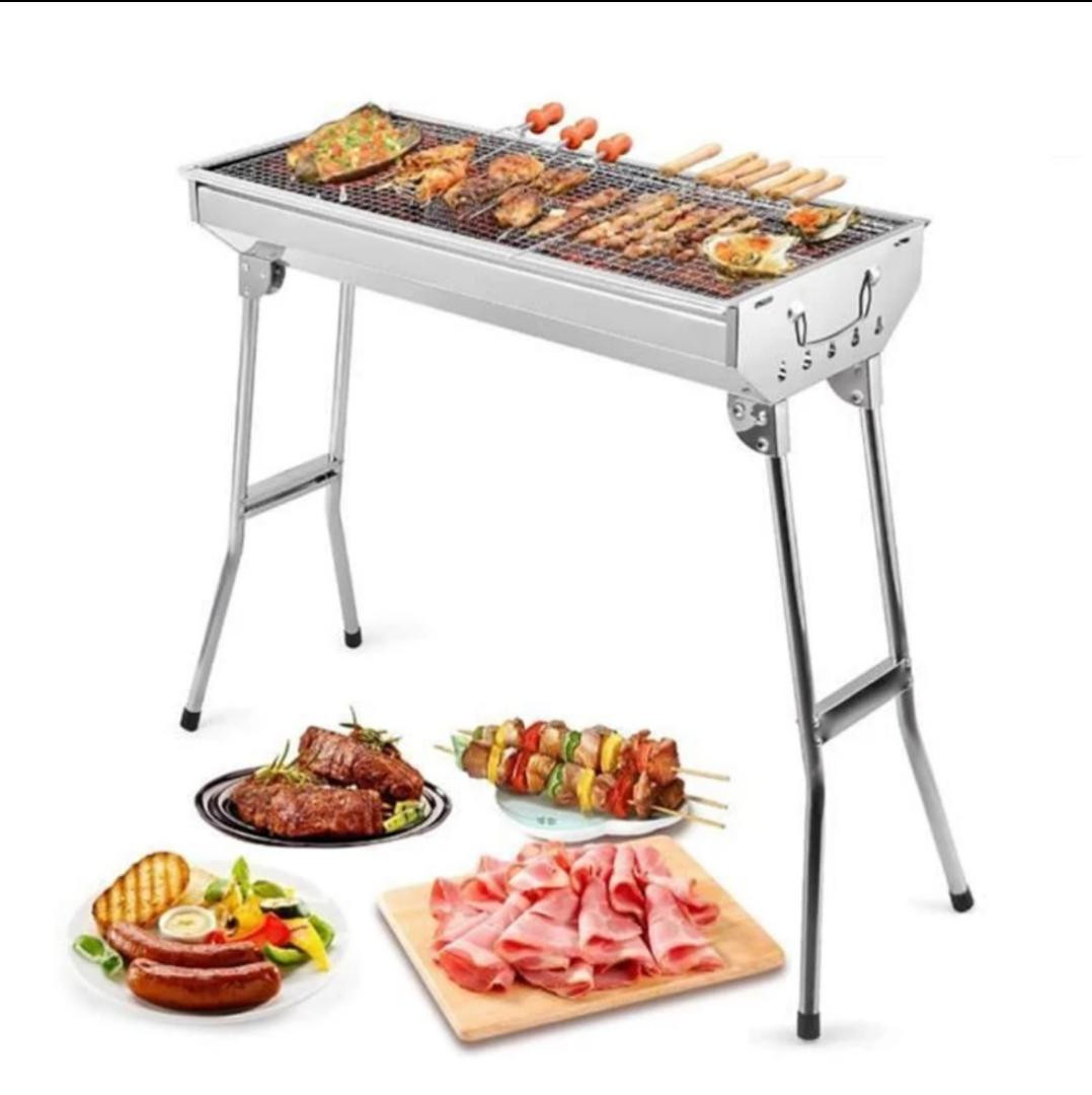 BARBECUE DE CAMPING EN PLEIN AIR, PIQUE-NIQUE, EN INOX 