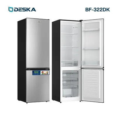 Réfrigérateur combiné Deska 3 tiroirs gris
