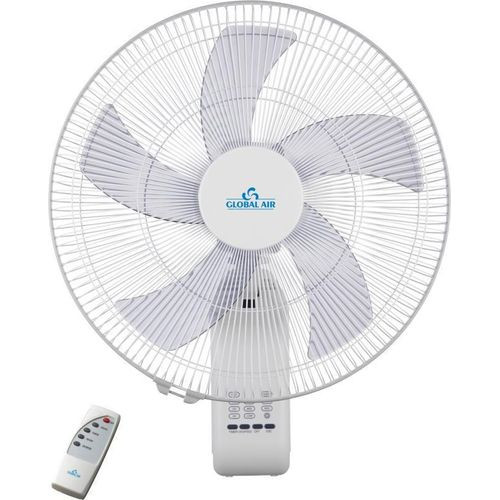Global Air Ventilateurs Mural 16" avec Télécommande - 3 Vitesses - Réf. 015