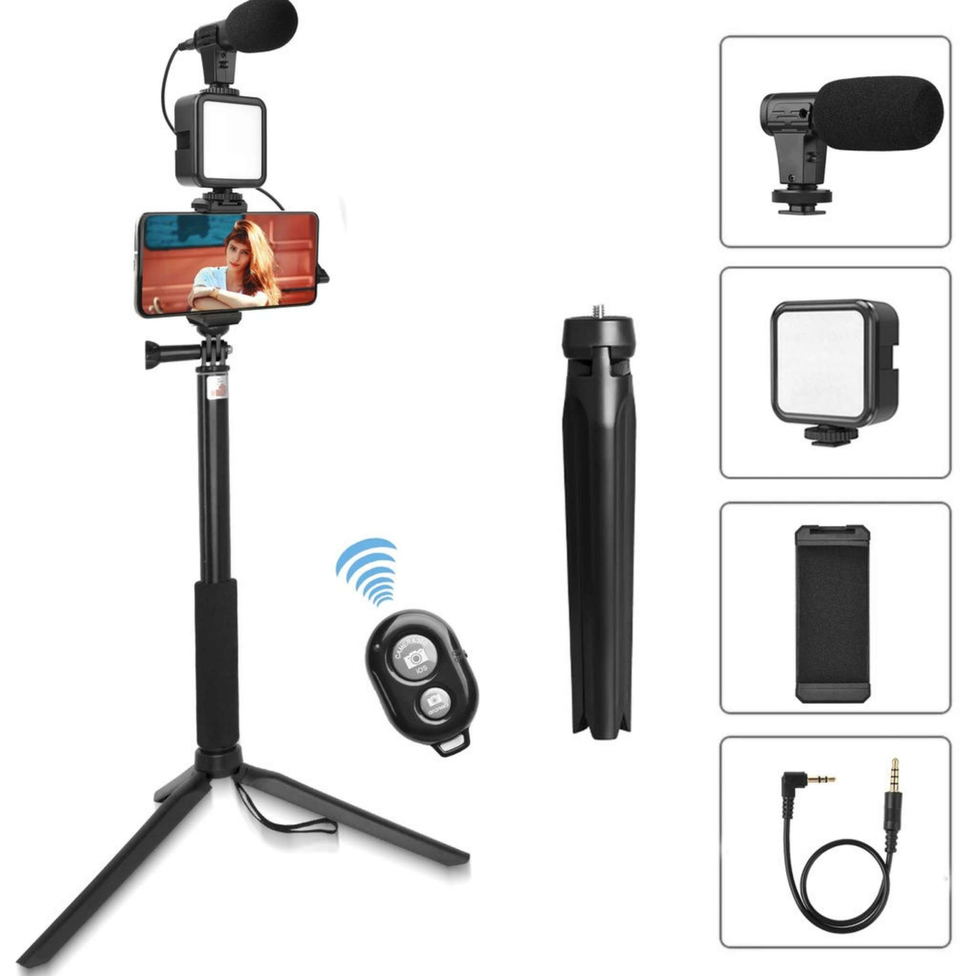 Kit de création vidéo trepieds AY-49Z