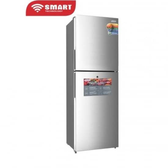 Réfrigérateur Smart Technology combiné 5 tiroirs 230 litres gris STCB-308