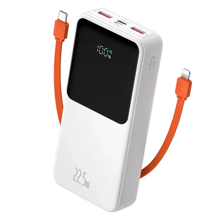 ZUZG-J46P-20000mAh Power Bank QC 22.5W + PD 20W chargeur rapide de téléphone