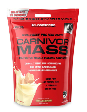 MuscleMeds Carnivor Mass Vanilla Caramel - 10,3 Lb / 4,675kg