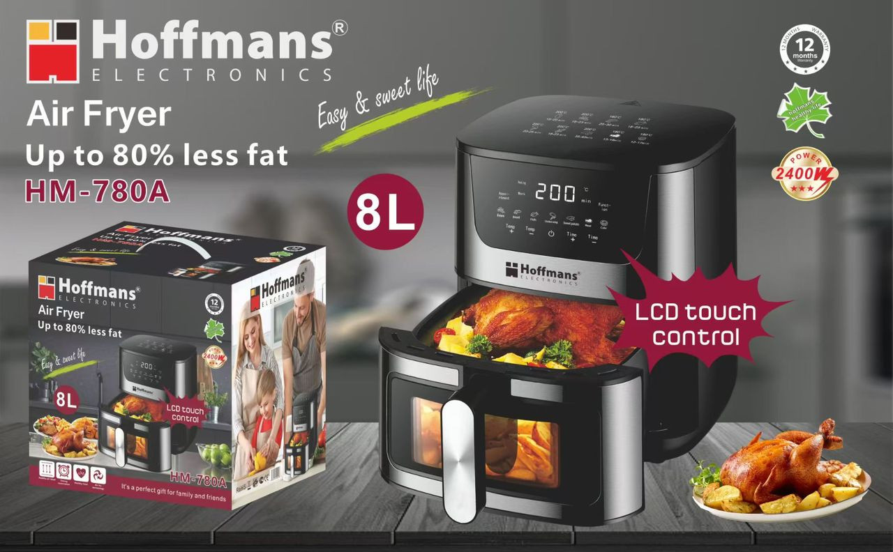 Friteuse à air 8L Hoffmans HM‑780A