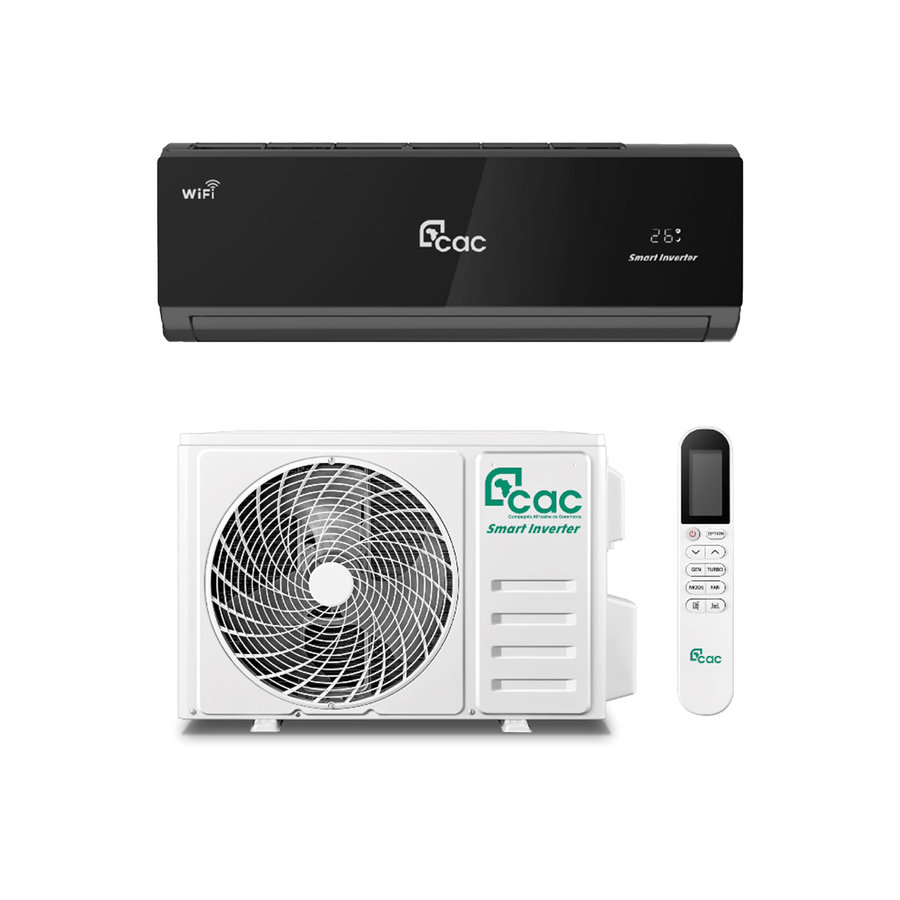 Split CAC 12000 BTU Inverter WiFi Noir