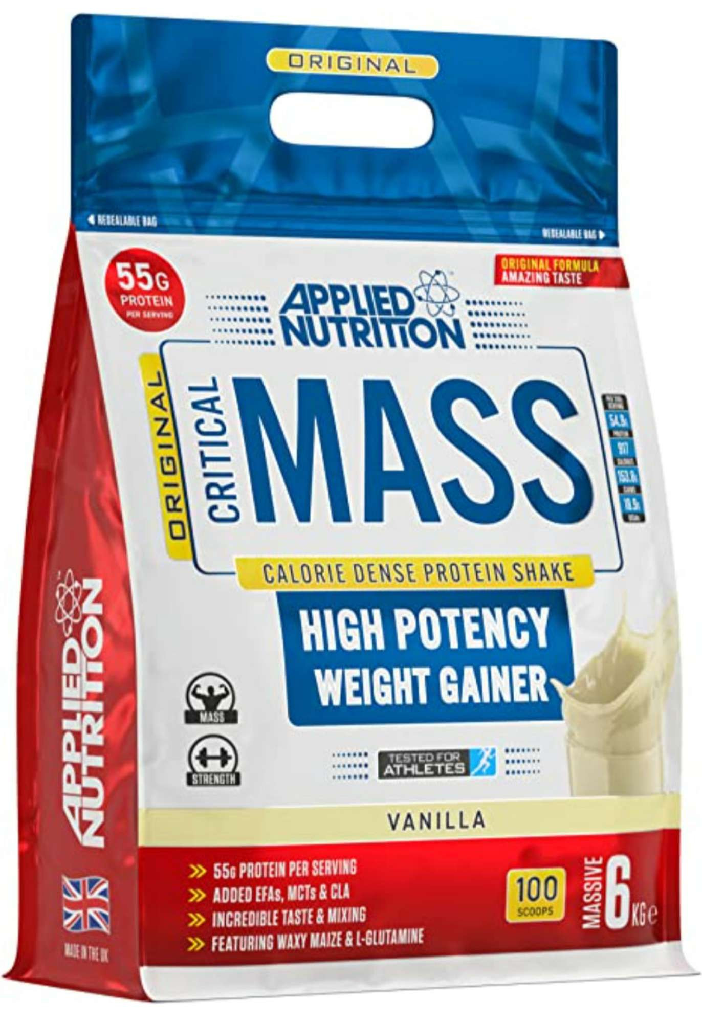 APPLIED NUTRITION Original Critical Mass - Weight Gainer  6kg