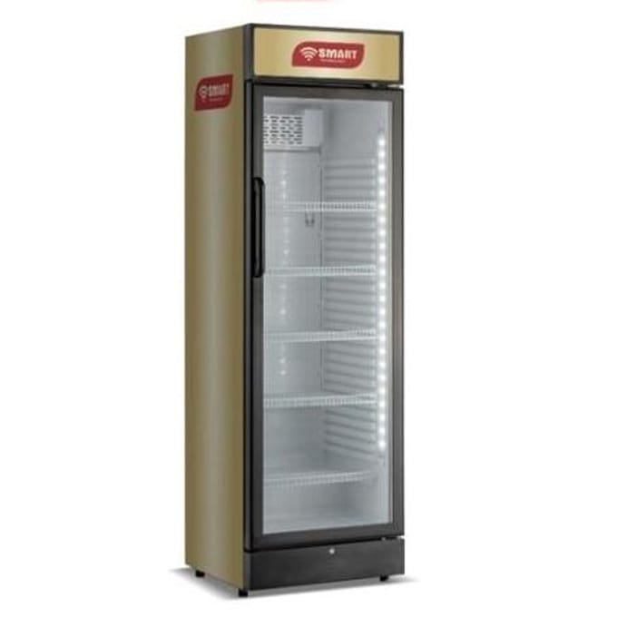 Réfrigérateur Smart Technology vertical vitré 1 porte 380 litres STCDV-890