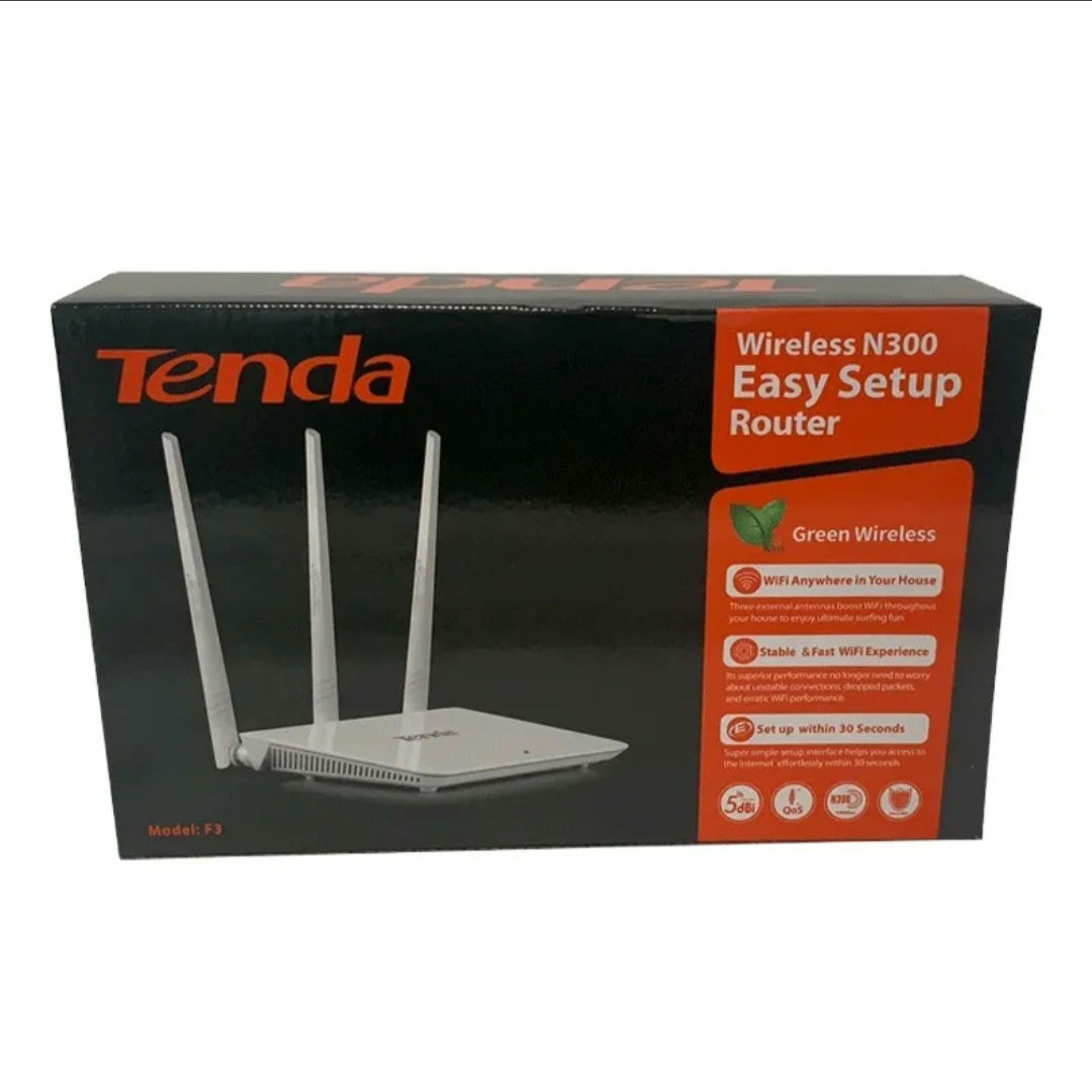 Tenda F3 Routeur WiFi sans fil 300 Mbps - Fibre optique